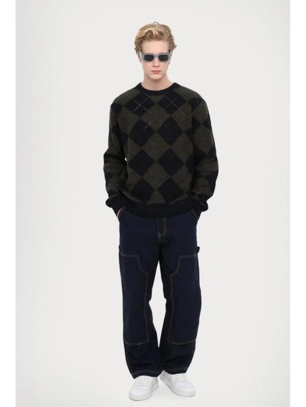 The Kooples Patterned Wool Jumper (L)